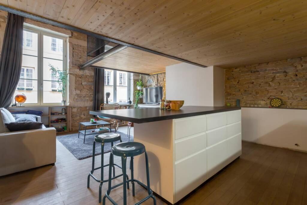 Ferienwohnung Duplex le Vorace Lyon Exterior foto